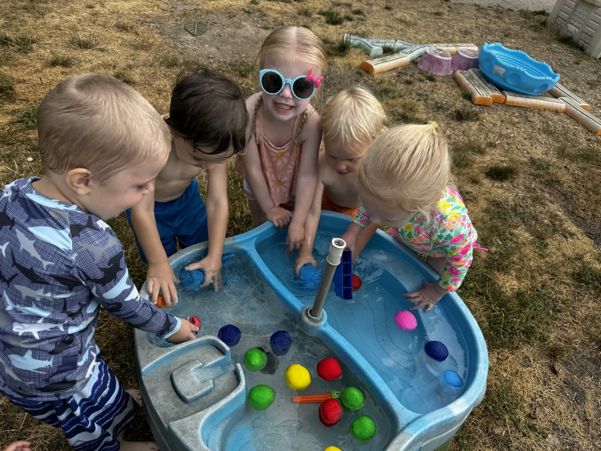 Classroom learning at Nurture with Care Oak Harbor