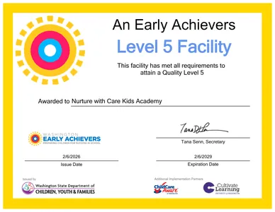 Early Achievers Level 5 Certificate