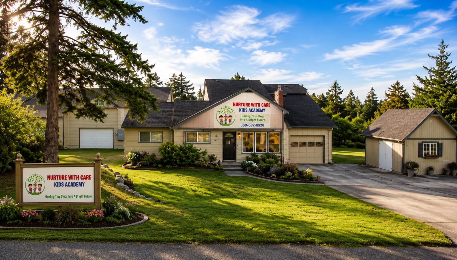 Front view of our View Ridge location at 1117 View Ridge Dr, Oak Harbor
